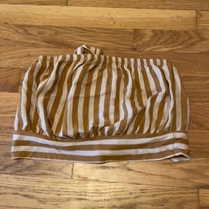 Windsor mustard colored tube top